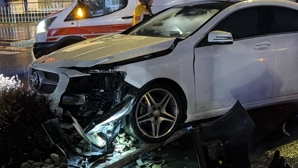 Düzce’de ışık ihlali kaza getirdi