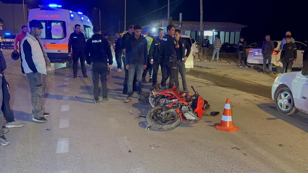 Adıyaman’da meydana gelen motosiklet kazasında 3 kişi yaralandı