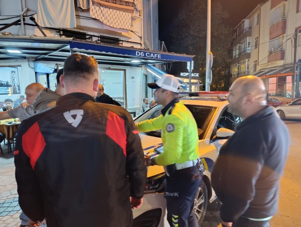 Tekirdağ'da abart egzoz denetimi: Araçlar trafikten men edildi