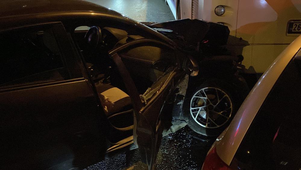 Eskişehir’de meydana gelen zincirleme kazada 1 kişi yaralandı