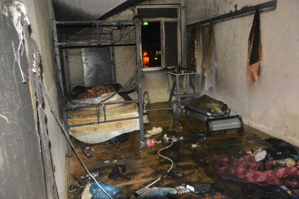 Ordu Ünye'de işçilerin kaldığı binada yangın çıktı