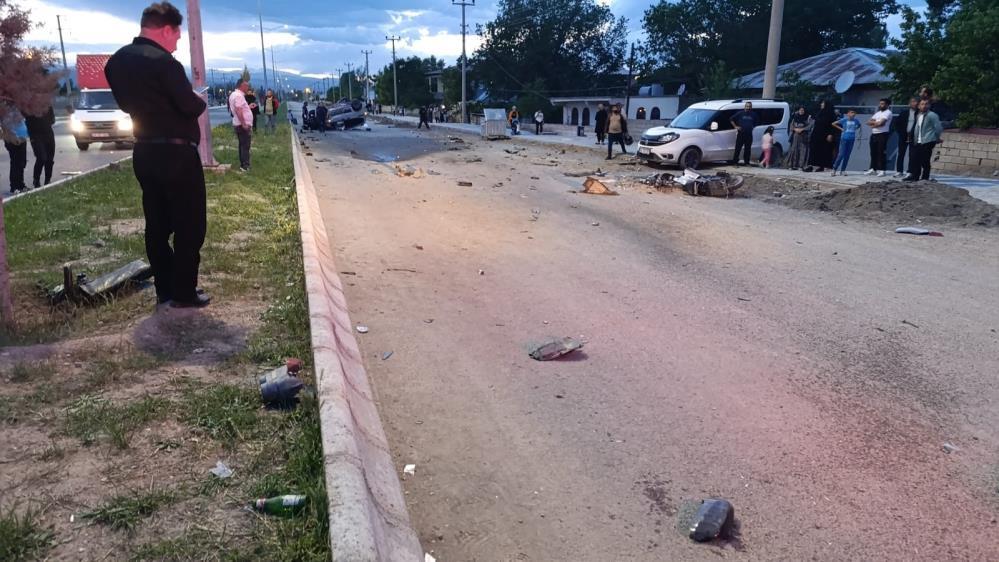 Iğdır'da trafik kazasında elektrikli motosiklet sürücüsü hayatını kaybetti