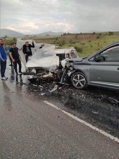 Çubuk’ta feci kaza! Bir ölü, bir yaralı