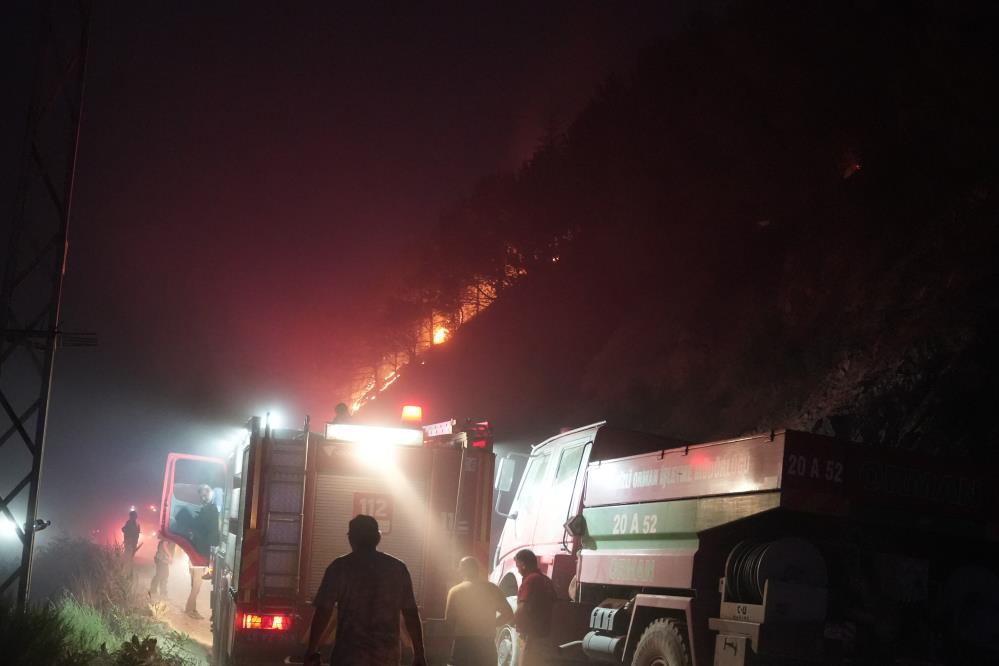 Denizli Buldan'da 3 gündür devam eden yangın Aydın iline sıçradı